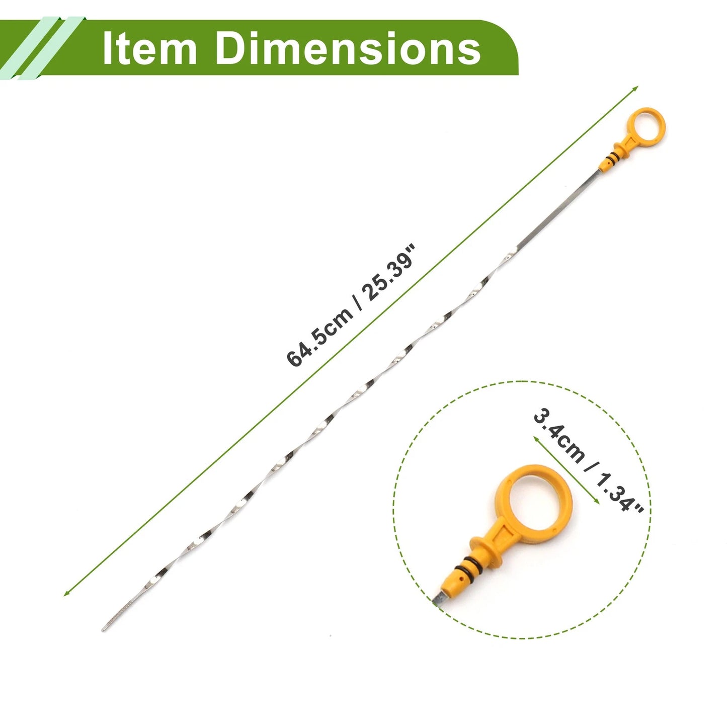 Engine Oil Dipstick / 6 Cyl 3.9L / Buick Lucerne (2009–2011)