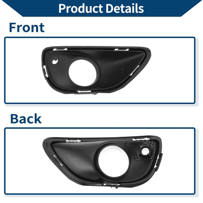 1 Pc Front Right Fog Light Grill for Porsche Cayenne Black