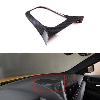 Carbon Fiber Center Dashboard Speaker Panel Cover Trim for Toyota Supra A90 A91