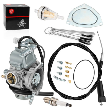 Carburetor & Throttle Cable Kit for Suzuki Ozark 250 2x4 LT-F250 (2002–2007)