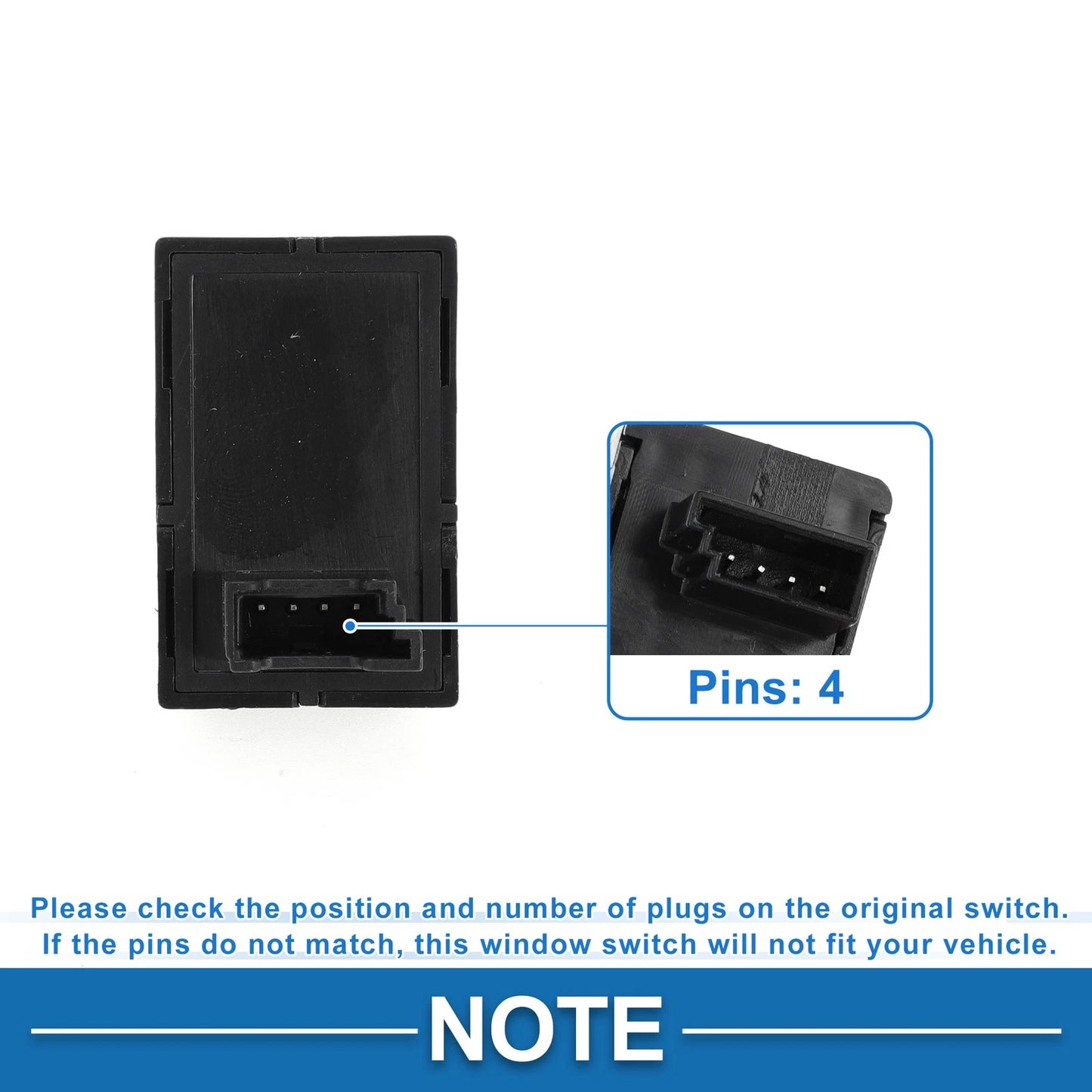 Power Window Switch for BMW 528i 530i xDrive (2008-2016)
