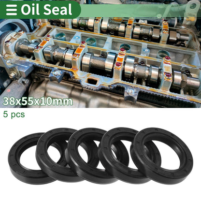 Oil Seal 38x55x10mm Seal Ring Rotary Shaft Seal NBR Rubber for Make Model