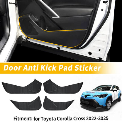 Car Door Anti Kick Pad Sticker Scratch Protector for Toyota Corolla (2022-2025)