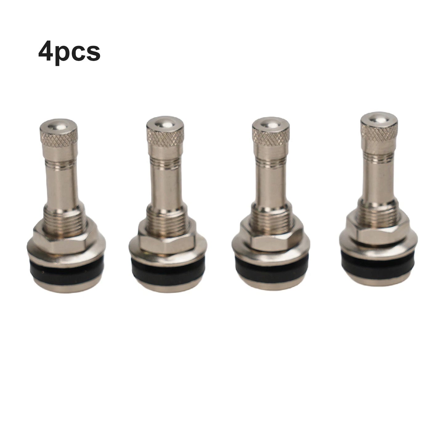 4pcs TR416 Chrome Tubeless Bolt-In Valve Stems
