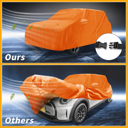 Waterproof All Weather Car Cover for BMW Mini Cooper 4DR (2002-2021) Orange