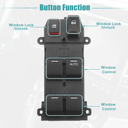 Right Driver Side Power Window Switch for Honda CR-V (2007-2010)