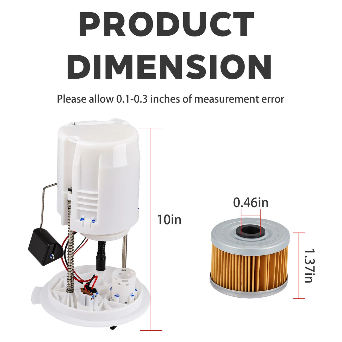 Fuel Pump & Oil Filter for Honda Rancher 420 4x4 TRX420FA1/FA2/FA5/FA6