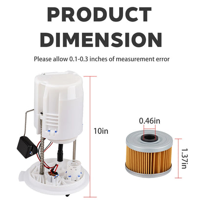 Fuel Pump & Oil Filter for Honda Rancher 420 4x4 TRX420FA1/FA2/FA5/FA6