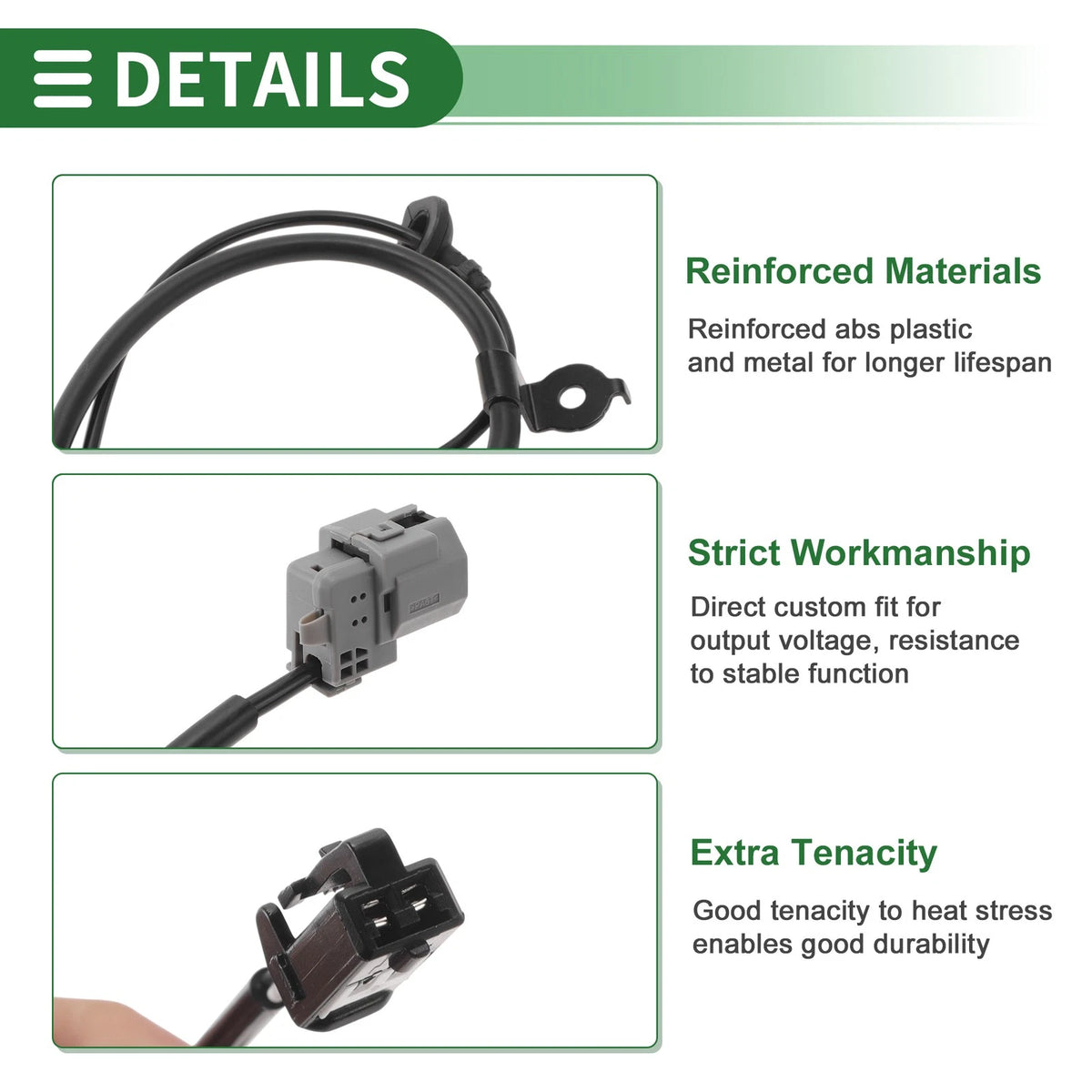 ABS Wheel Speed Sensor for Toyota Venza 2009-2015 (2 x Sensors)