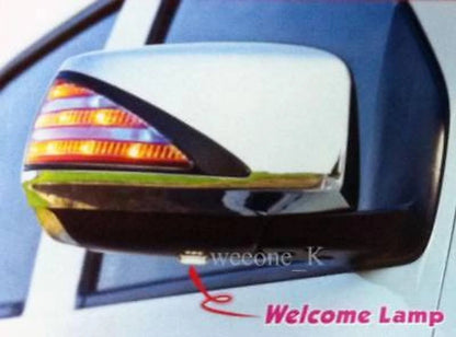 L.E.D Chrome Mirror Cover Trim for Chevrolet Holden Colorado (2012-2015)