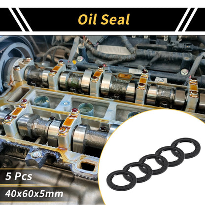 Oil Seal / 40x60x5mm / NBR Rubber Seal Ring 5 x for Make Model