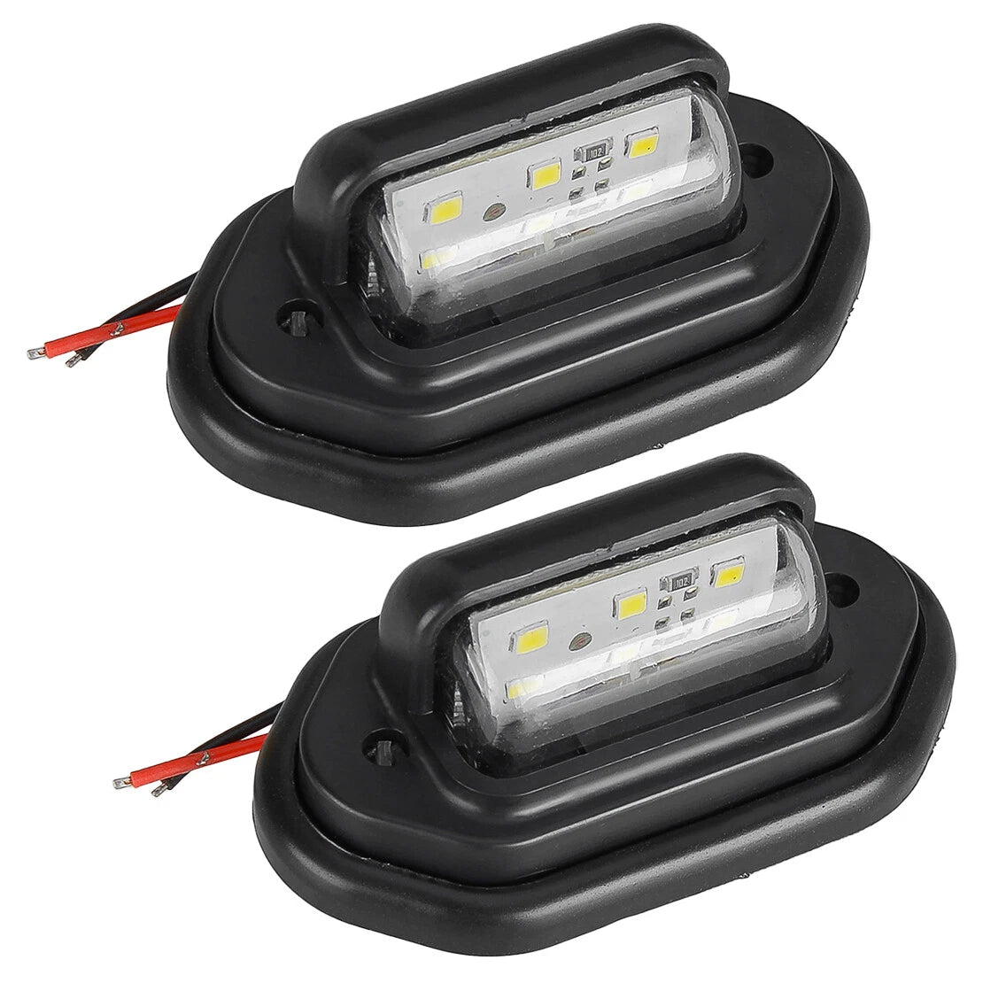 Universal 6 LED License Plate Lights 12V for Truck SUV Trailer