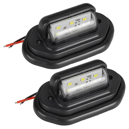Universal 6 LED License Plate Lights 12V for Truck SUV Trailer