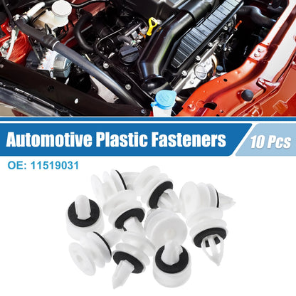 Door Panel Clips / 10 Pcs / for Chevrolet Plastic White