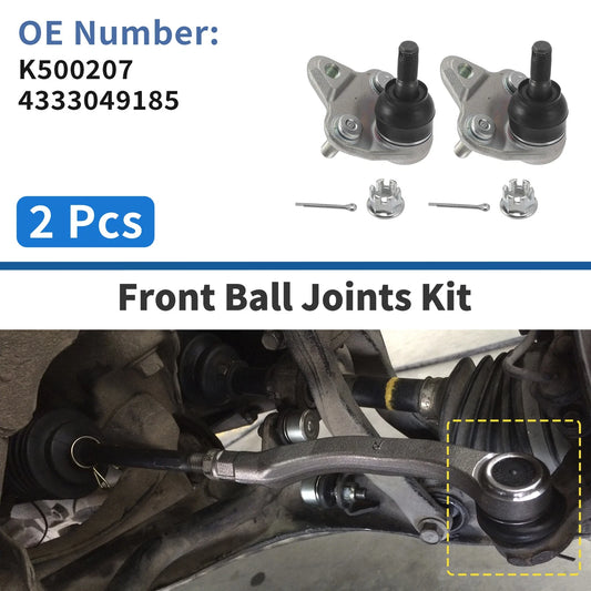 2 x Front Lower Ball Joints for Toyota Prius (2010–2015)