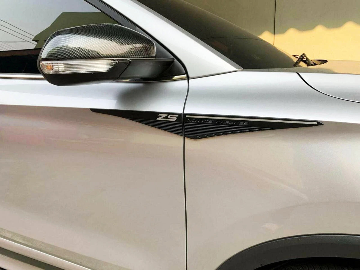 Side Vent Door Cover Trim for MG ZS (2018-2021) Matte Black/White