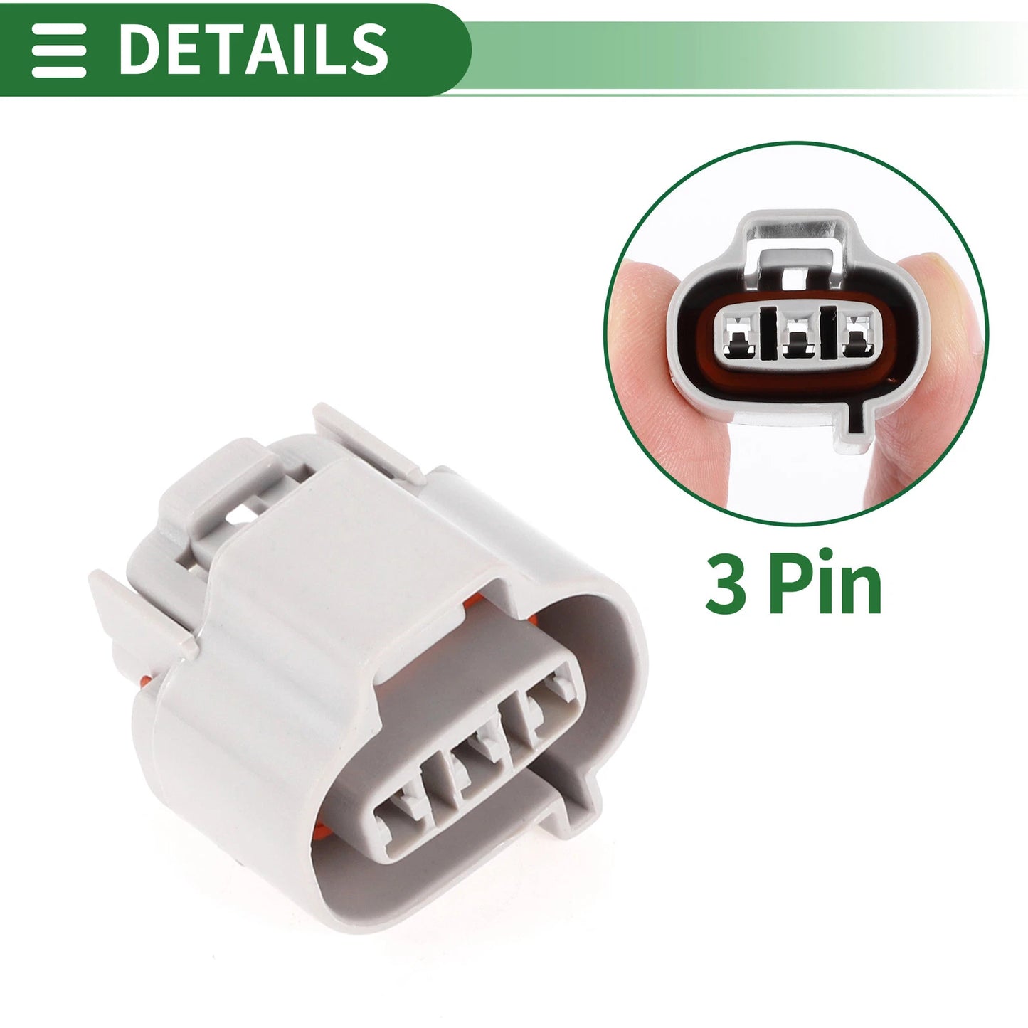 3 Pin Camshaft Speed Sensor Connector for Toyota