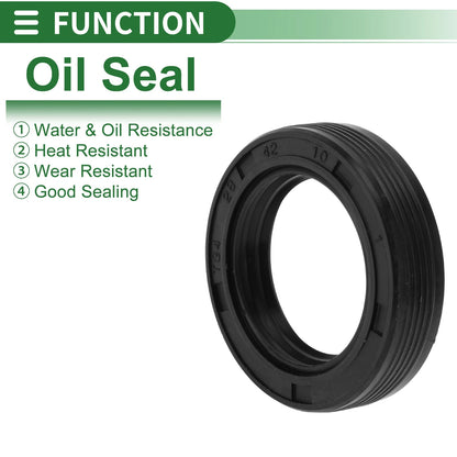 Oil Seal Rotary Shaft Seal NBR Black 28x42x10mm for Make Model