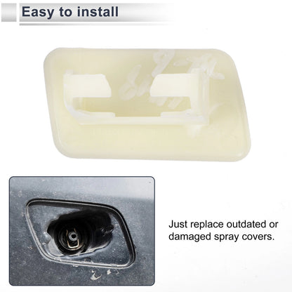 Front Left Bumper Headlight Washer Nozzle Cover for BMW X3 (2004-2010)
