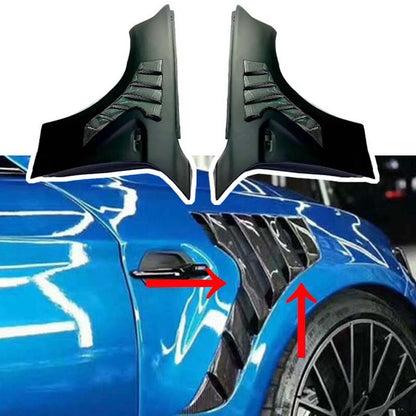 Unpainted (Carbon Vent) Front Fenders for BMW M2 F87 2016-2021