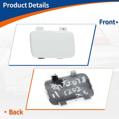 Front Car Bumper Tow Hook Cover for BMW E81 E87 (2004-2011) - Pure White