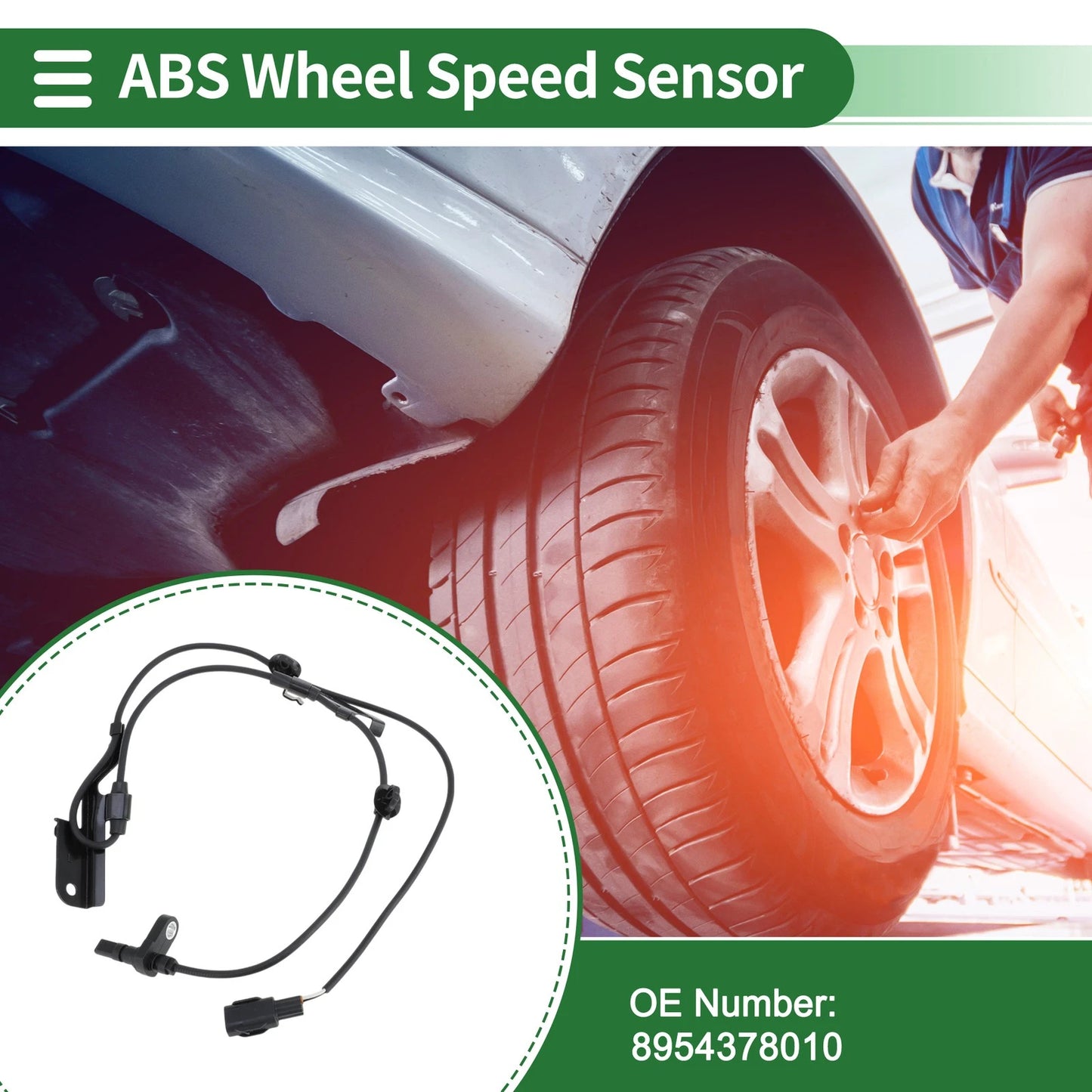 ABS Wheel Speed Sensor for Lexus NX300H (2015-2020) 1 x Sensor