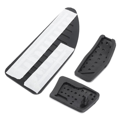 Footrest Accelerator Brake Pedal Pads Covers for Jeep Compass (2017-2021)