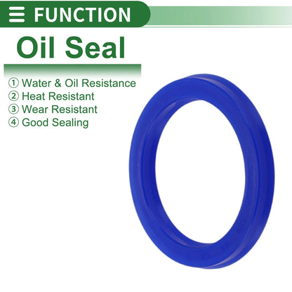 Oil Seal / 45x58x6mm / Seal Ring Rotary Shaft TPU Blue 5pcs for Make Model