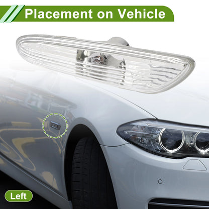 Left Side Marker Light Cover for BMW 325i (2002-2006)