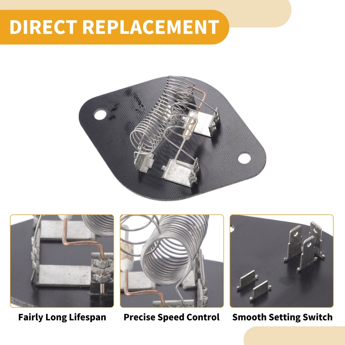 Blower Motor Resistor for HVAC 1 Pc