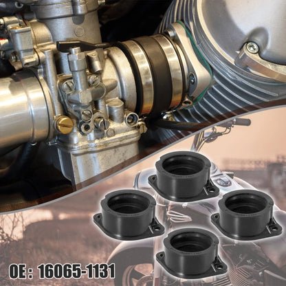 4pcs Carburetor Intake Adaptor Connector for Kawasaki