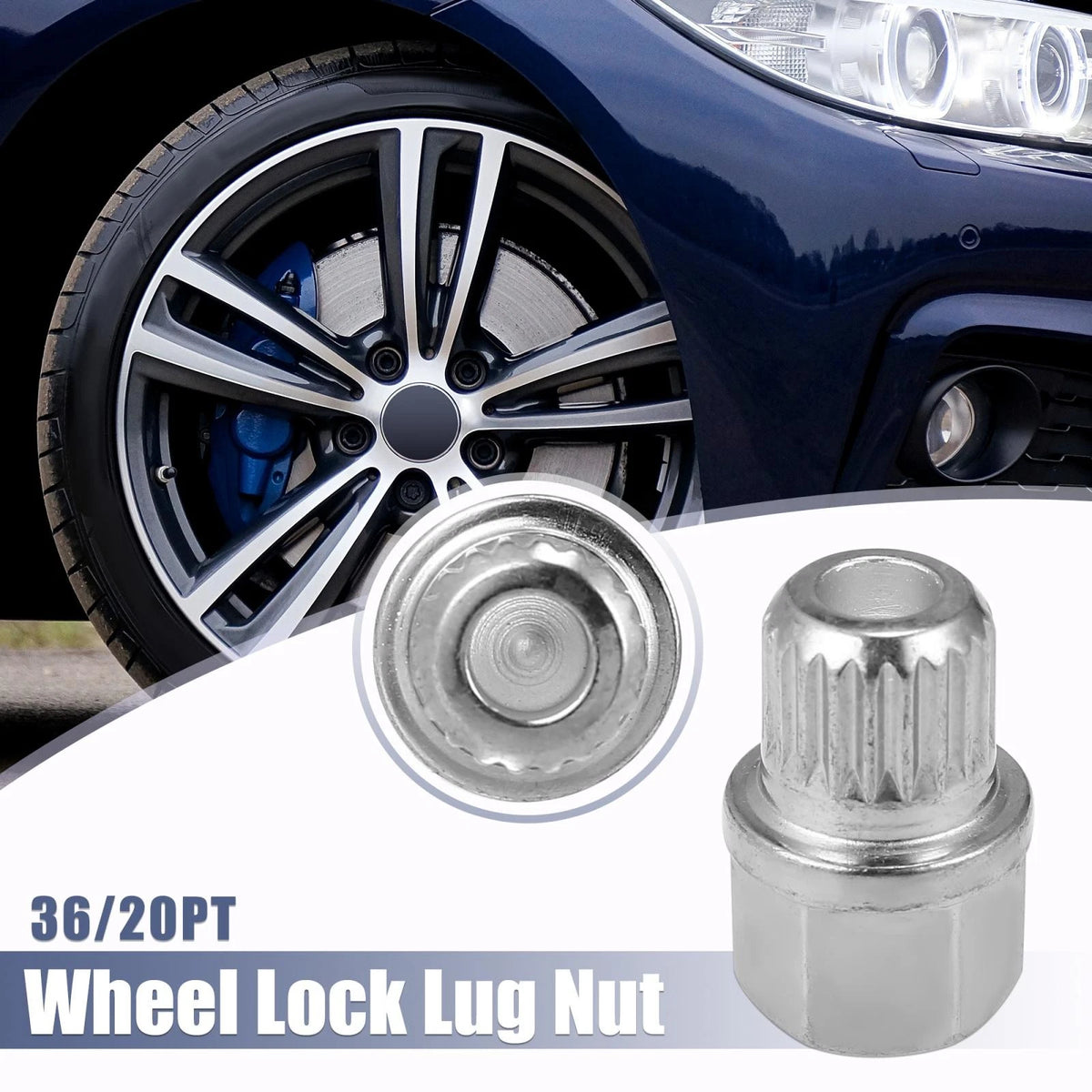 Hollow Anti Theft Wheel Lock Lug Nut Screw Removal Key for BMW