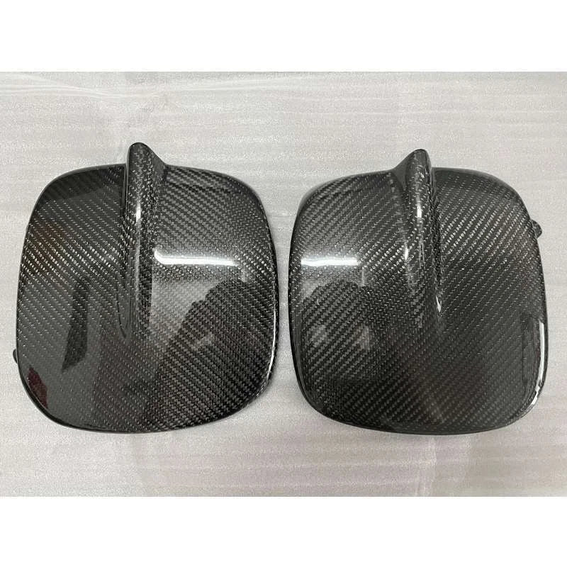 Carbon Fiber Front Fog Light Cover Trim for 1997-2001 Subaru Impreza STI GC8