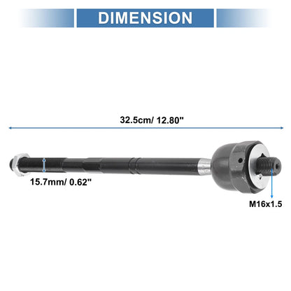 2 x Front Inner Tie Rod End Links for Ford F-150, Lincoln Mark LT (2004-2008)