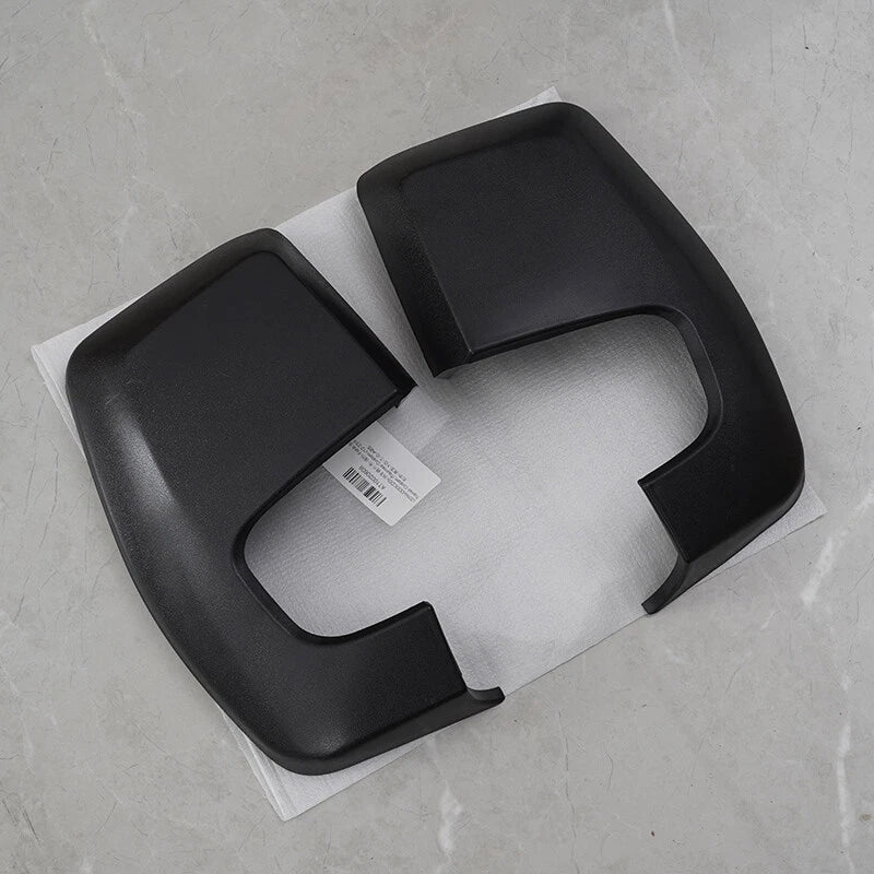 2 x Matte Black Rear View Mirror Cover Caps for Ford Transit Custom (2012-2023)