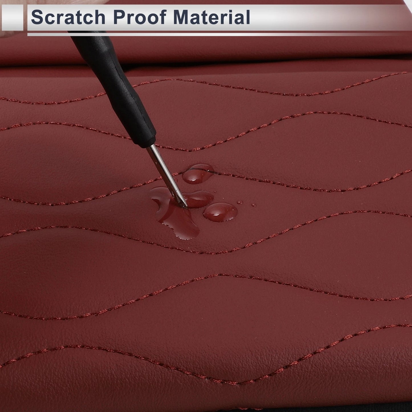 Car Center Console Cover for BMW X5 G05 (2019-2023) - Deep Red Storage Bag