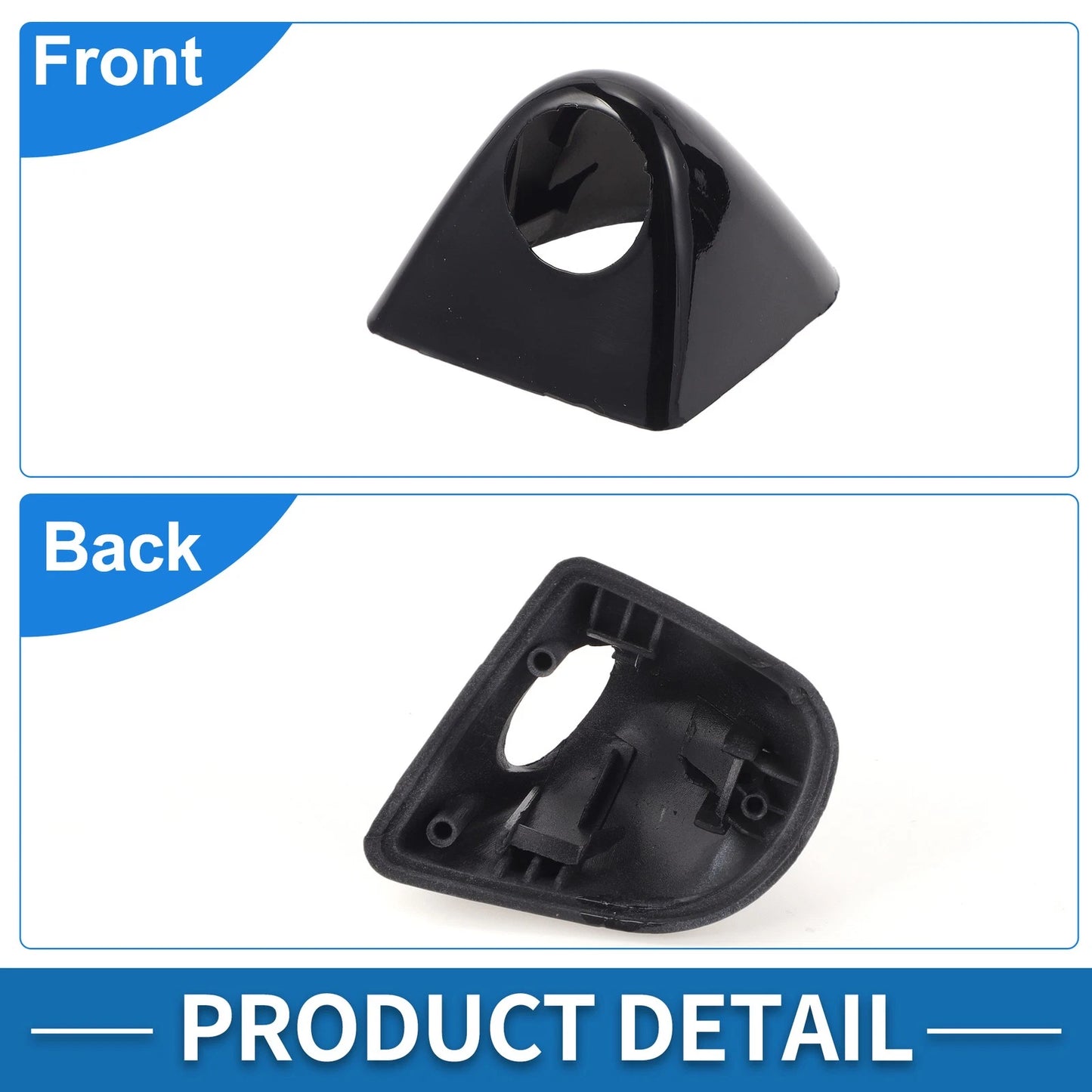 Front Left Washer Nozzle Cover for BMW X5 (2000-2003) Black