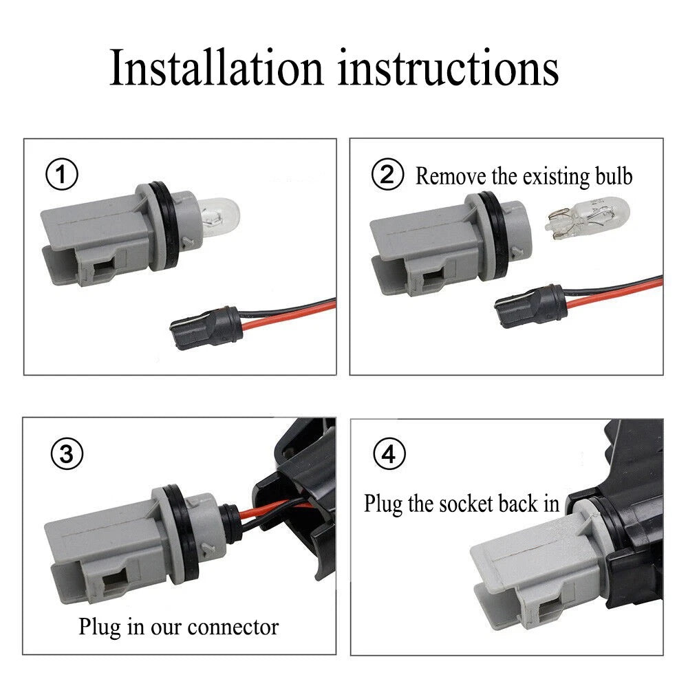 LED License Plate Light for Ford Transit Courier, Tourneo, Focus (2014-2023)