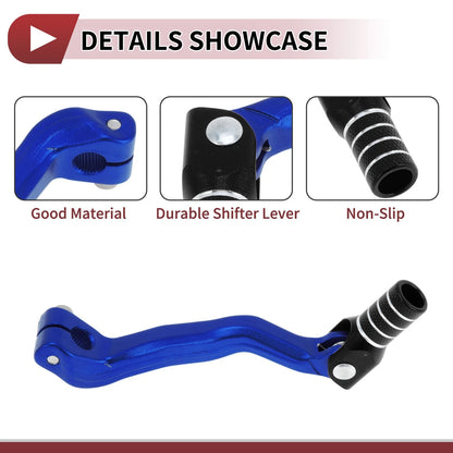 Folding Gear Shift Lever for Bosuer M4 Blue Black Silver Tone