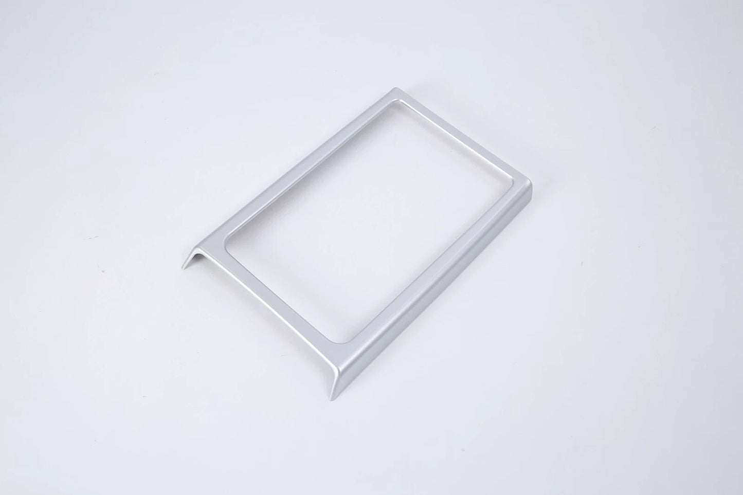 Matte Silver Front Water Cup Holder Frame Cover Trim for Audi Q5 (2018-2022)