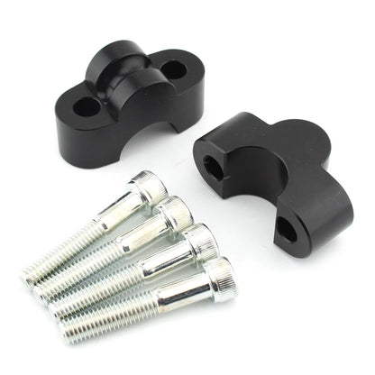 Black Motor Handle Bar Riser Mounting Clamp for Honda CB1100 RS, CB1100EX (2017-2023)