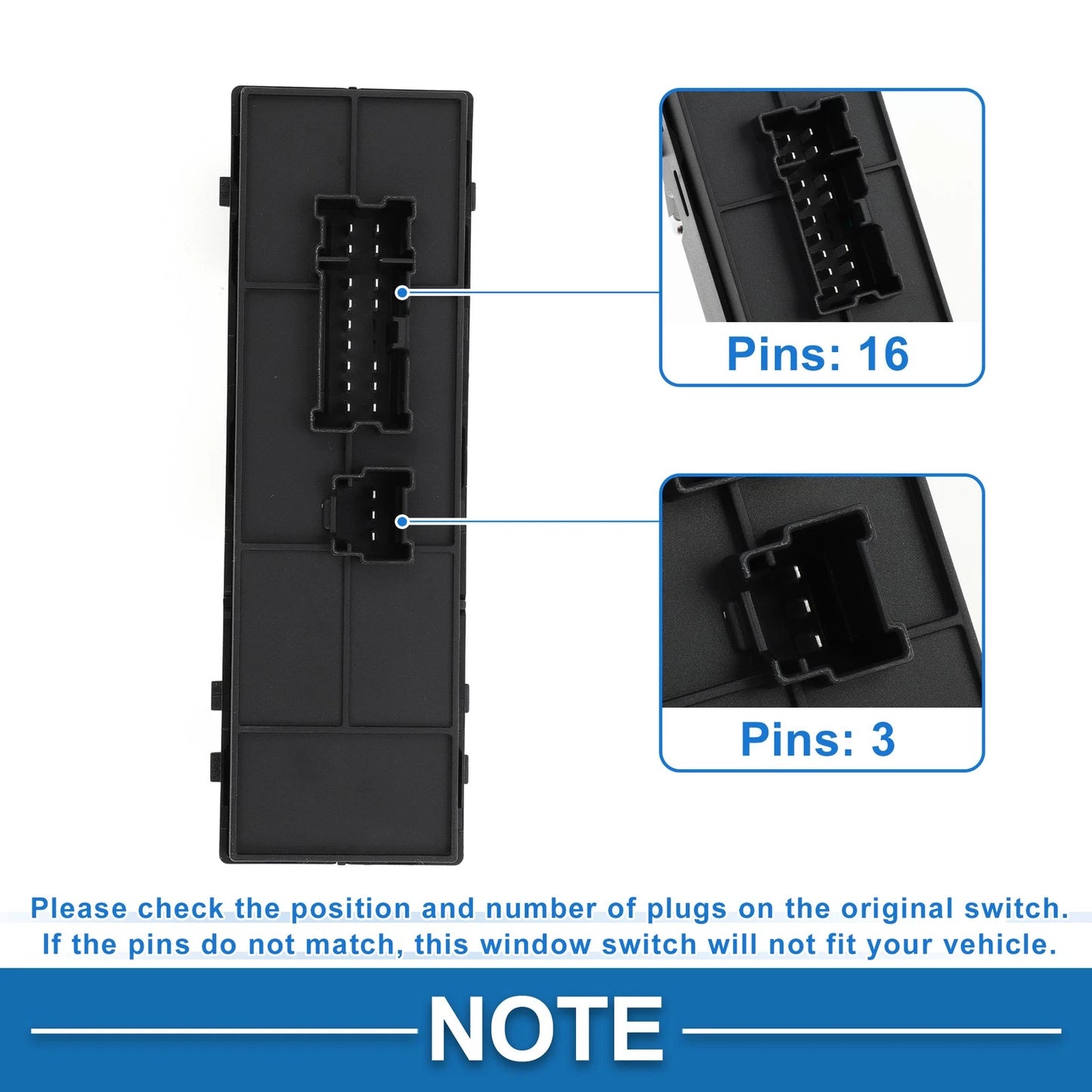 Power Window Switch for Nissan Murano (2015-2024)