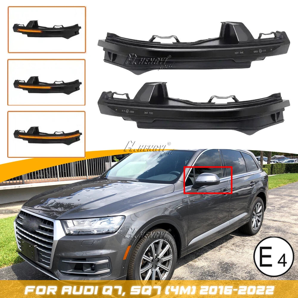 Dynamic Side Mirror Turn Signal Light for Audi Q7 SQ7, Q5 SQ5 (2016–2022)