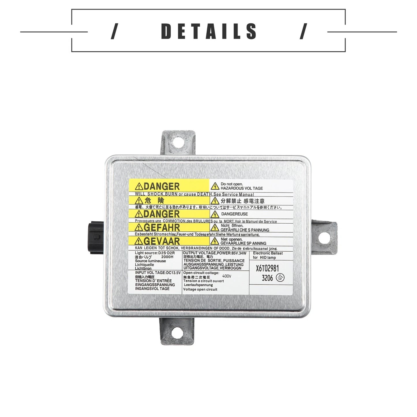 Xenon HID Headlight Ballast Assembly Unit for Acura TL Type-S (2006-2012)