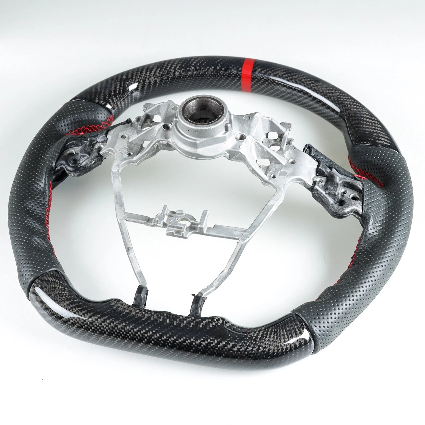Carbon Fiber Flat Steering Wheel for Toyota Camry Corolla RAV4 (2012-2023)