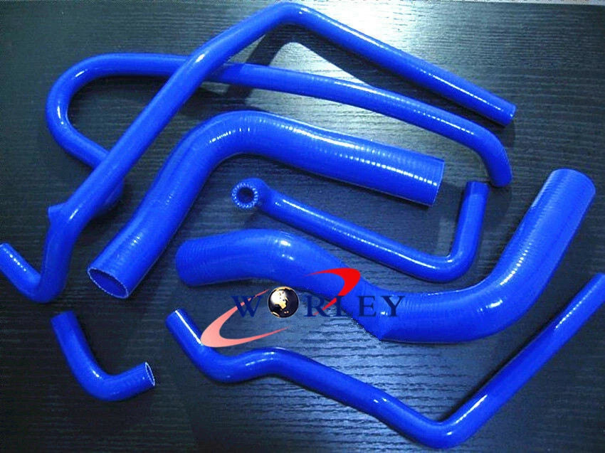 Aluminum Radiator & RED Hose for Holden Commodore VG VL VN VP VR VS V8 5.0L (1988-1997)
