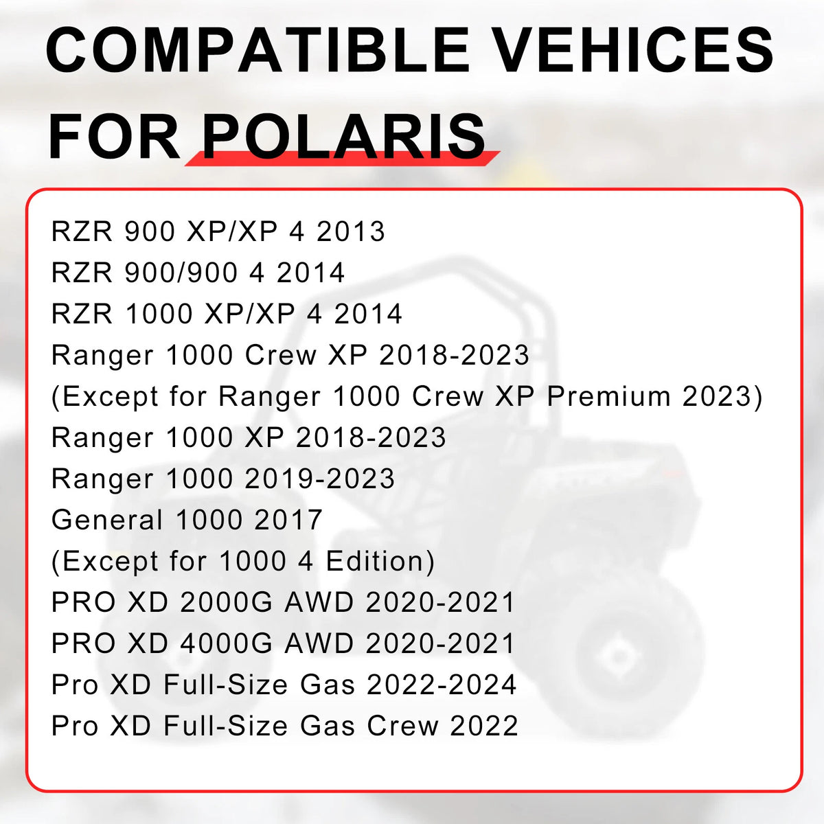One Way Starter Clutch Gear Gasket Assembly for Polaris RZR XP 1000 (2014–2019)
