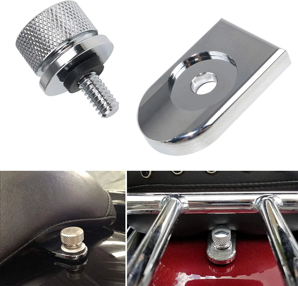 Seat Bolt Tab Cover for Harley Sportster Dyna Touring Softail (2004-2023)