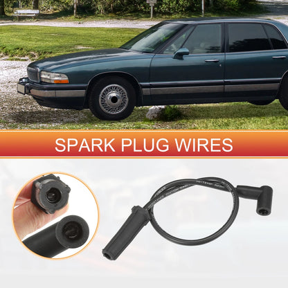 6 Pcs Spark Plug Wire Ignition Coil Cable for Buick LeSabre Lucerne