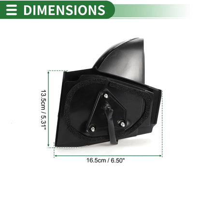 Right Side Door Mirror for Toyota Yaris Hatchback (2006-2011)